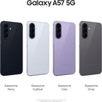Samsung Galaxy A57 5G Android Smartphone, 256GB Storage, 8GB RAM, Awesome Gray, 6x OS Upgrades, Large Display, 50MP Camera, Long Battery Life (UAE Version)