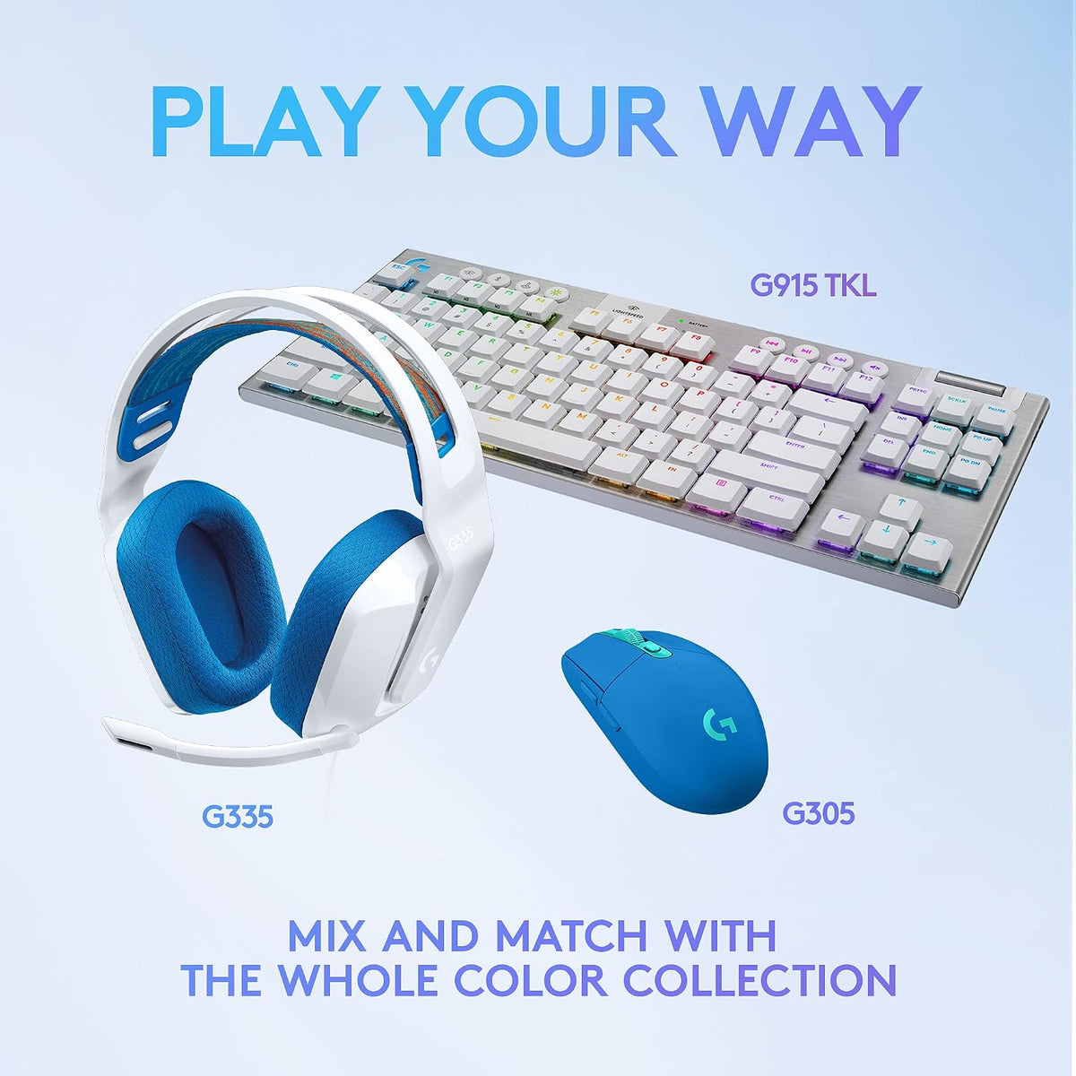 Logitech G335 Gaming Headset — White
