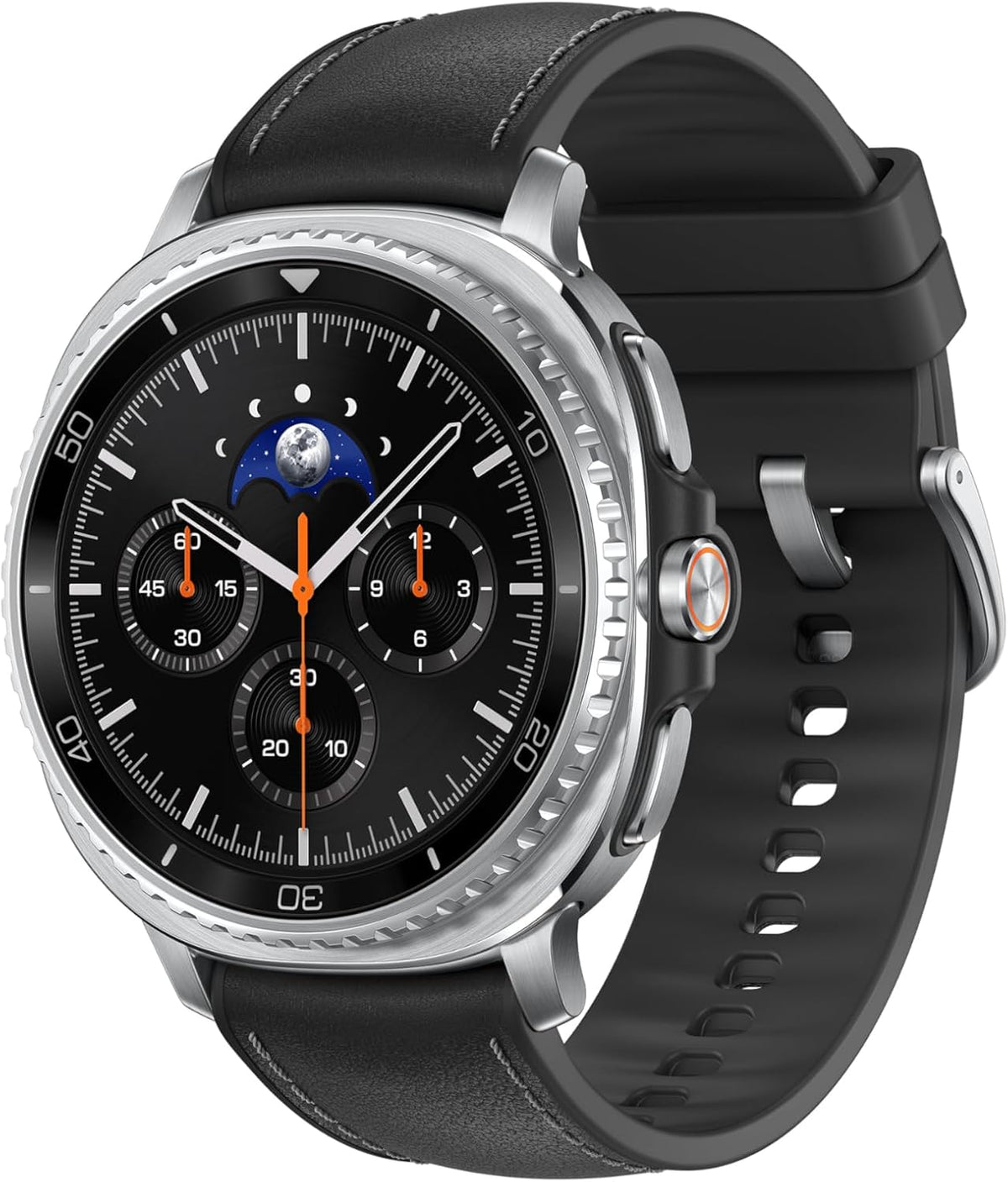 Samsung Galaxy Watch8 Classic Black, LTE, 46mm Smartwatch, Cushion Design, Rotating Bezel, Quick Button, 3nm Processor, Sleep Coaching, Running Coach (UAE Version)
