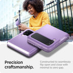 Spigen Thin Fit Case Designed for Apple Samsung Z Flip 3 (2021) - Shiny Lavender — product image 5