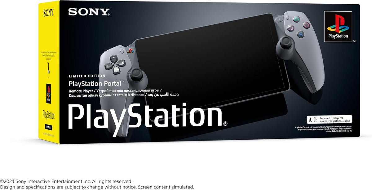 Sony PlayStation Portal Remote Player, 30th Anniversary Limited Edition, PS5, Grey
