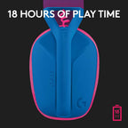 Logitech G435 Wireless Gaming Headset — Blue / Raspberry