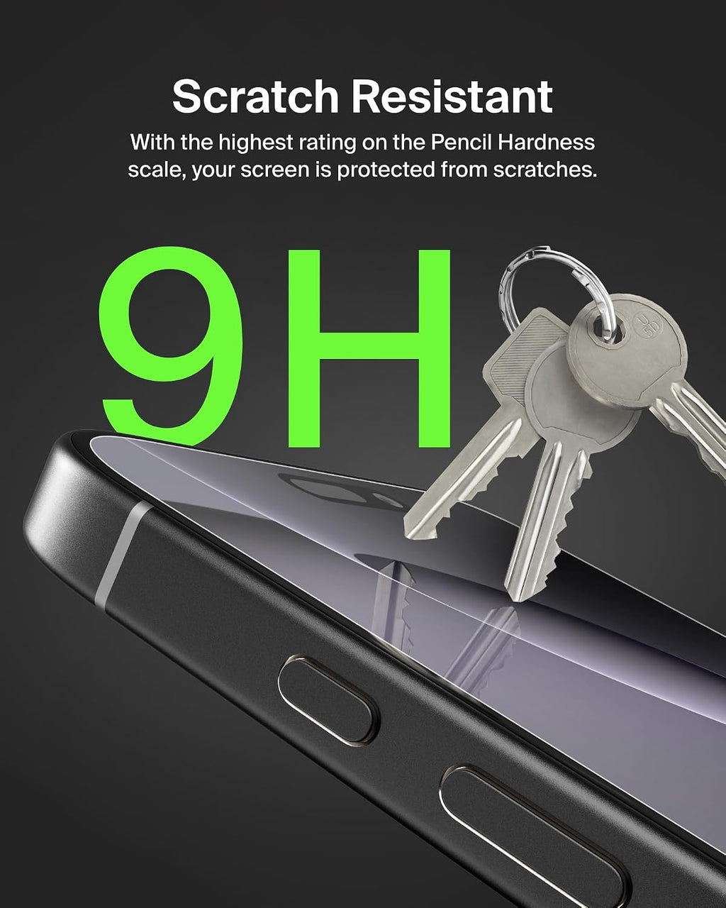 Belkin ScreenForce TemperedGlass iPhone 16 Pro Max Screen Protector, crystal clear, scratch-resistant tempered glass, bubble-free application, full screen coverage for iPhone 16 Pro Max, 2-pack