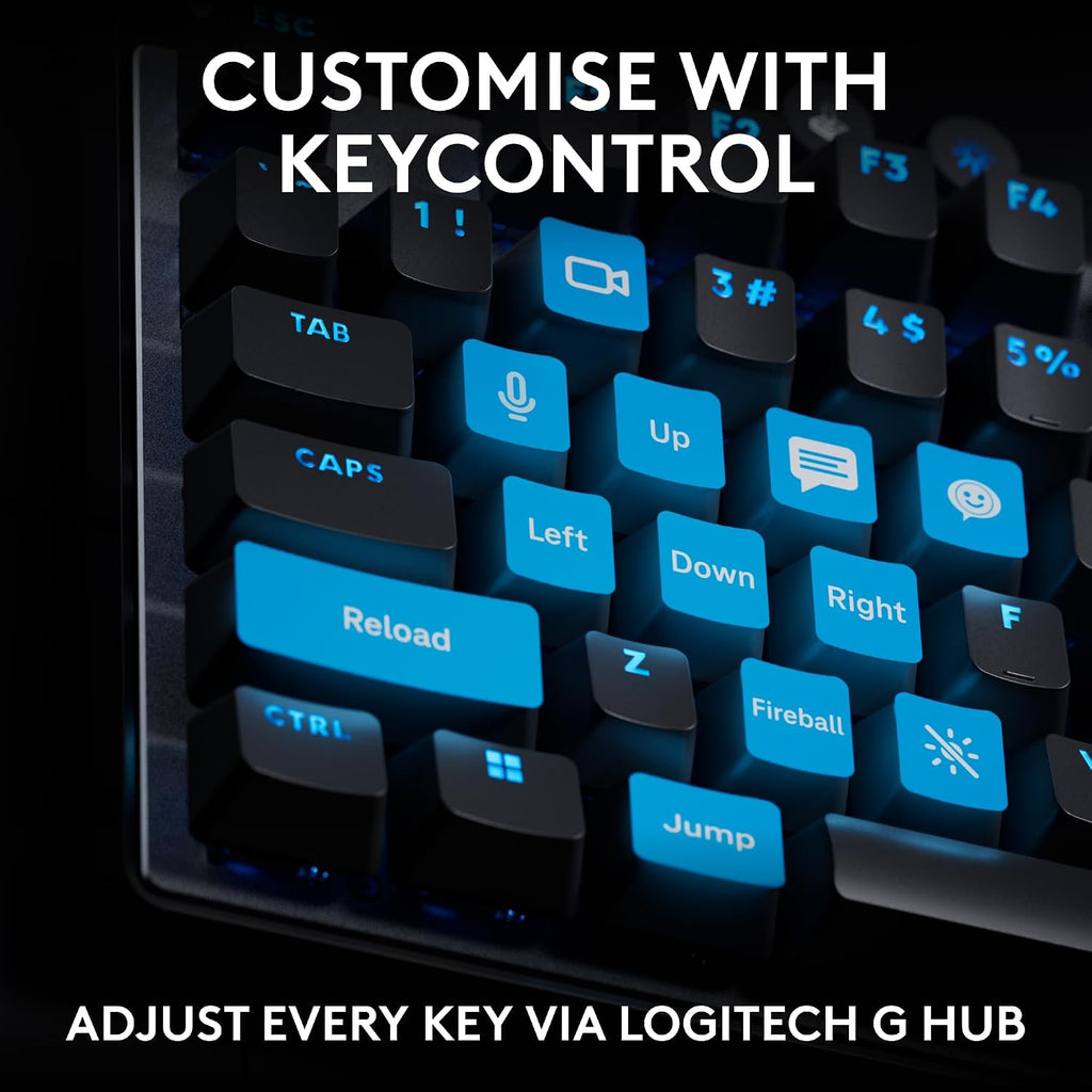 Logitech G PRO X TKL RAPID Wired Gaming Keyboard — Black