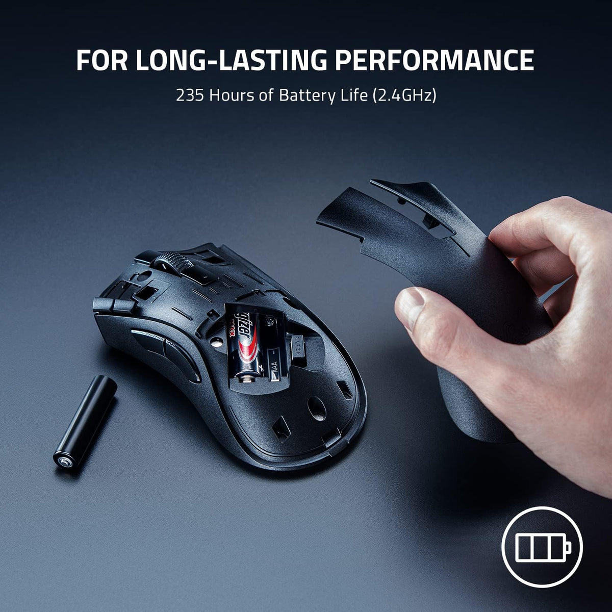 Razer DeathAdder V2 X HyperSpeed Wireless Gaming Mouse — Black — product image 4