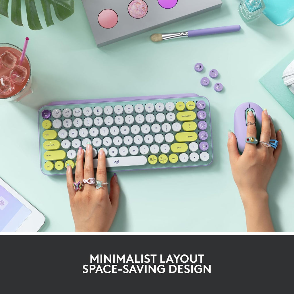 Logitech POP Keys Keyboard — Daydream Mint