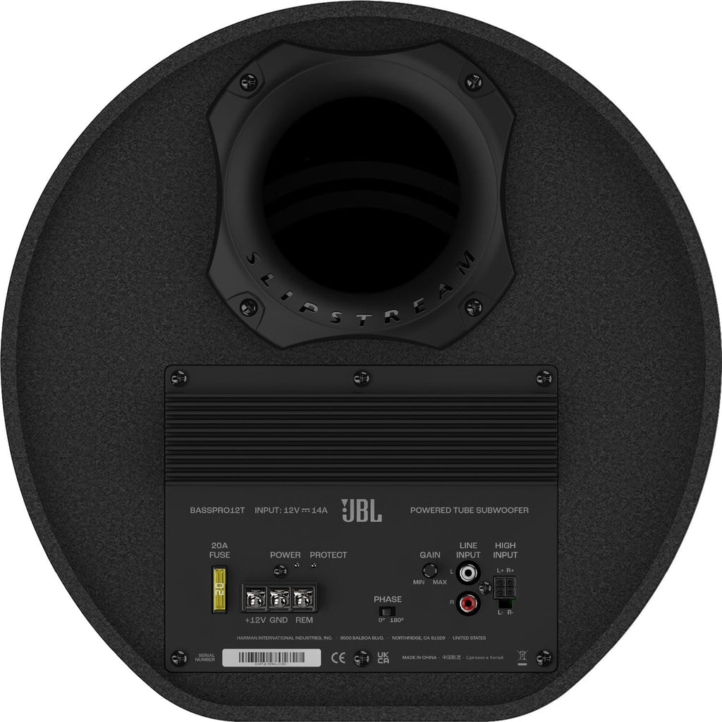 JBL BassPro Tube 12-Inch Powered Car Subwoofer