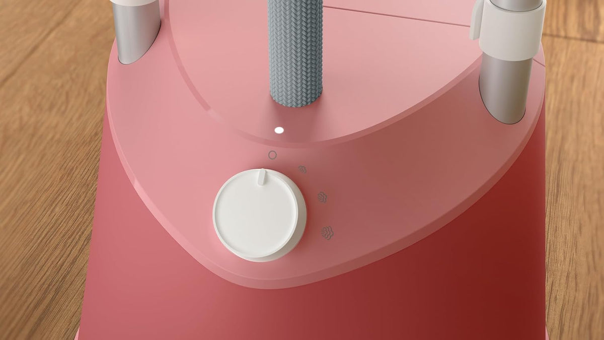 Philips Stand Steamer 1800W, 36g/min Continuous Steam, Ready in 45 Seconds — Soft Red