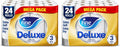Fine Deluxe Toilet Tissues Paper 24 Rolls, 140 sheets x 3 Ply (Pack of 2) — front product image
