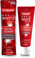 Colgate Optic White Extra Power Whitening Toothpaste, 75ml — front product image