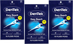 DenTek, Complete Clean Floss Picks 75 Floss Picks Pack of 3, 225 Count — front product image