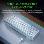 Razer Huntsman Mini Linear Optical Switches(Red) — Mercury White — product image 4