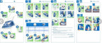 Philips Steam Iron 2100W, 30g/min Continuous Steam, 140g Steam Boost — Blue