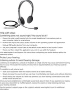 Logitech H111 Headset — Black/Silver