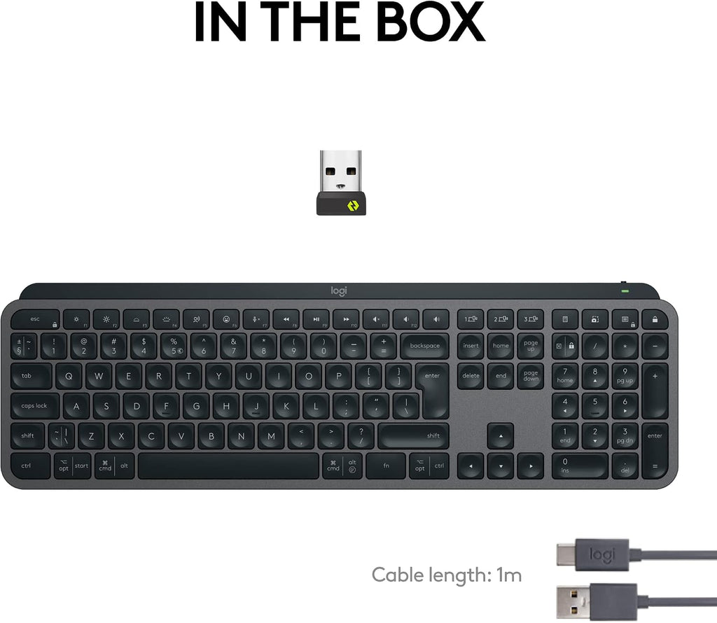 Logitech MX Keys S Keyboard — Graphite