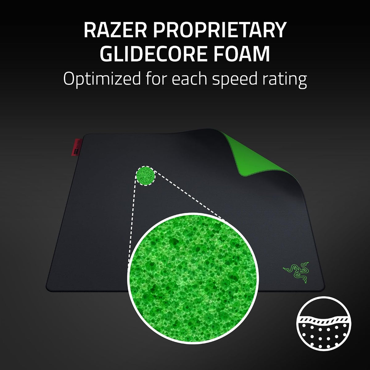 Razer Gigantus V2 Pro Soft Esports Gaming Mouse pad — Black — product image 3