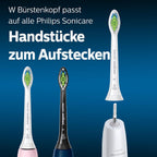 Philips Genuine Sonicare Optimal White Replacement Brush Heads, 4 Pack, White - HX6064/10 — White