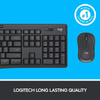 Logitech MK295 Keyboard and Mouse Combo — Black