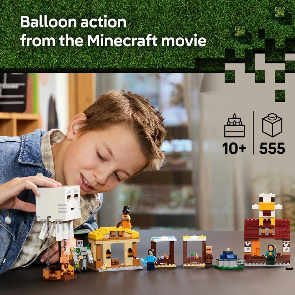 LEGO Minecraft The Ghast Balloon Village Attack 21273 — image 3