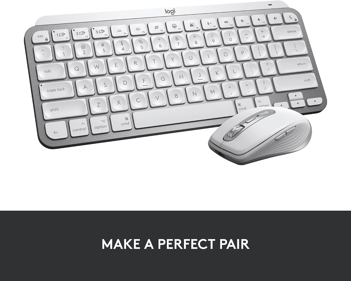 Logitech MX Keys Mini for Mac Keyboard — Pale Grey