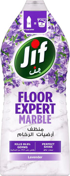 JIF Floor Expert Liquid Cleaner, Marble, Lavender, Kills 99.9% Germs, Perfect Shine, 1.5L — additional product view 3