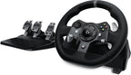 Logitech G920 Racing Wheel and Pedals — Black