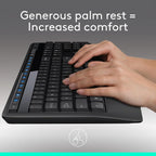 Logitech MK345 Keyboard and Mouse Combo — Black