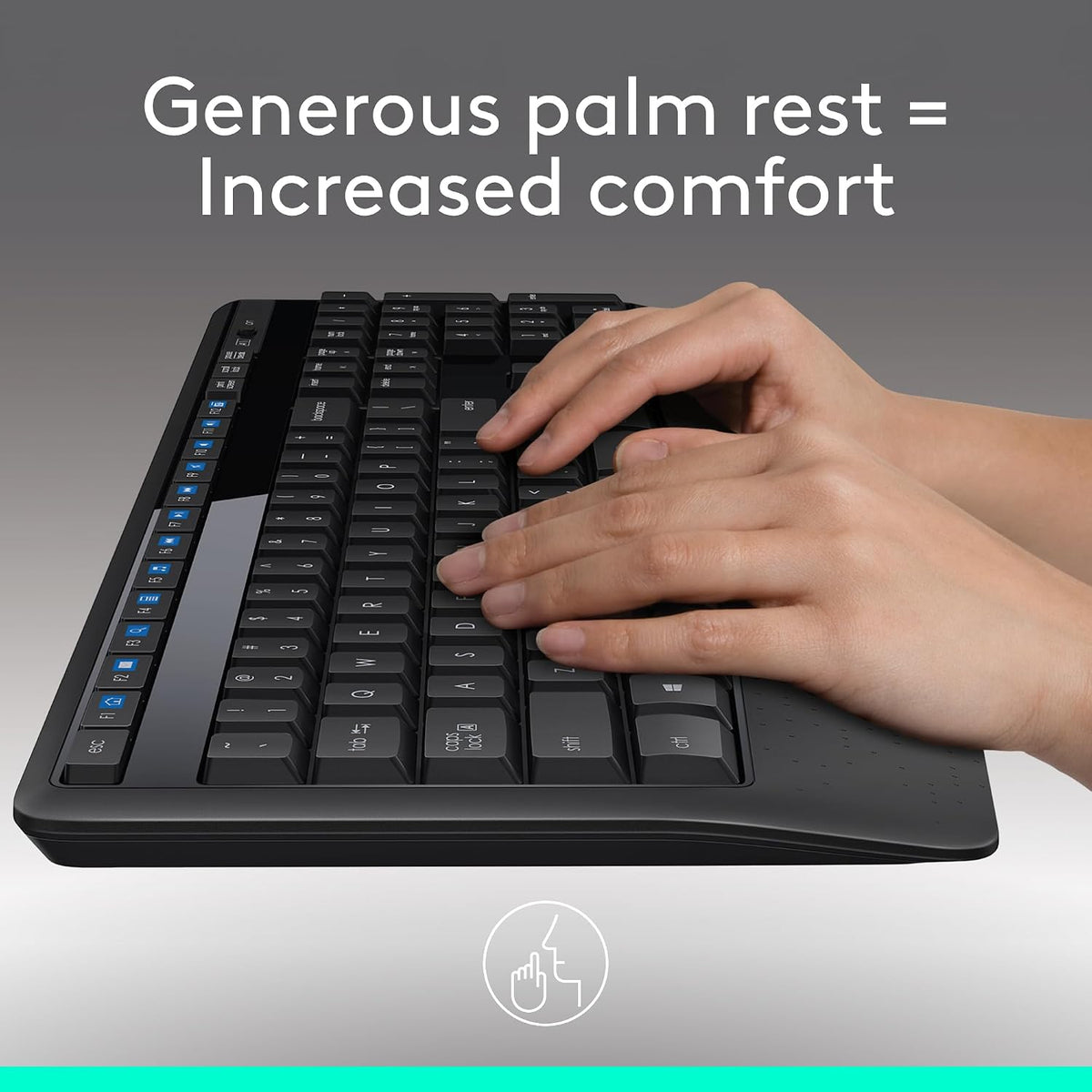 Logitech MK345 Keyboard and Mouse Combo — Black