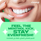 Closeup Triple Fresh Gel Toothpaste, Menthol Fresh, for 24HR fresh breath, 120ml — additional product view 4