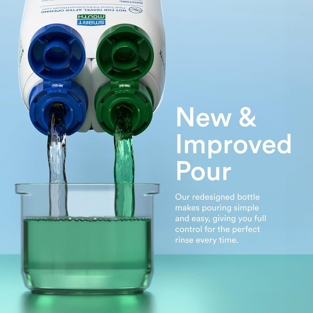 SmartMouth Original Zinc Activated Mouthwash, Fresh Mint, 16 fl oz, 2-Pack — additional product view 3