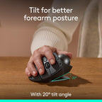 Logitech MX ERGO S Wireless Mouse — Graphite