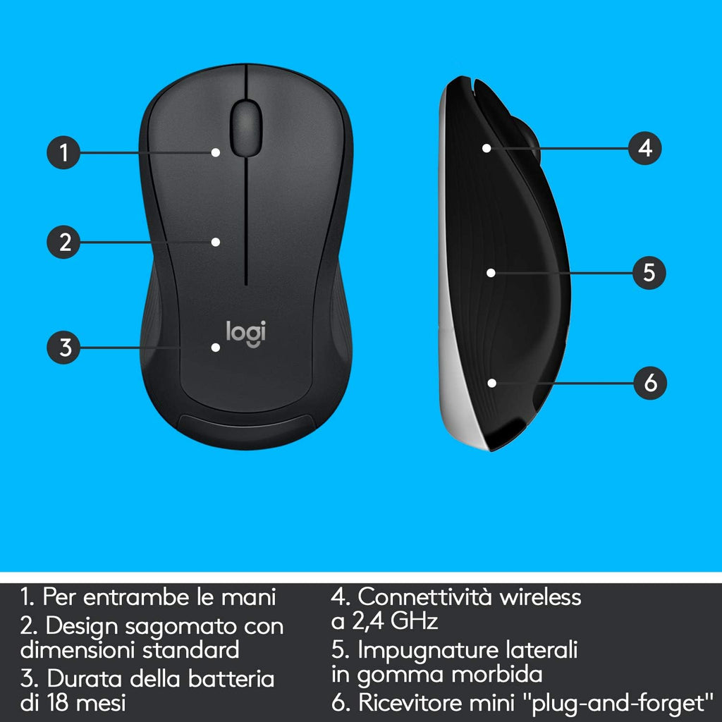 Logitech MK540 Keyboard and Mouse Combo — Black