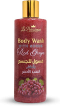 ECOLYTE+ Body Wash Scrub La Parisienne Premium (Red Grape, 500 ml) — front product image