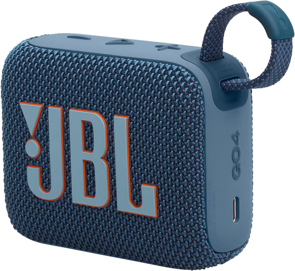 JBL Go 4 Portable Bluetooth Speaker — Blue