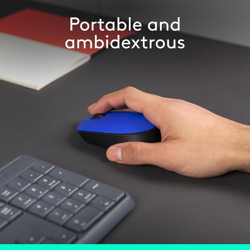 Logitech M171 Wireless Mouse — Blue