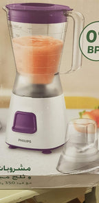 Philips 1.25 Liter Daily Collection Blender - HR2058, Black — Black