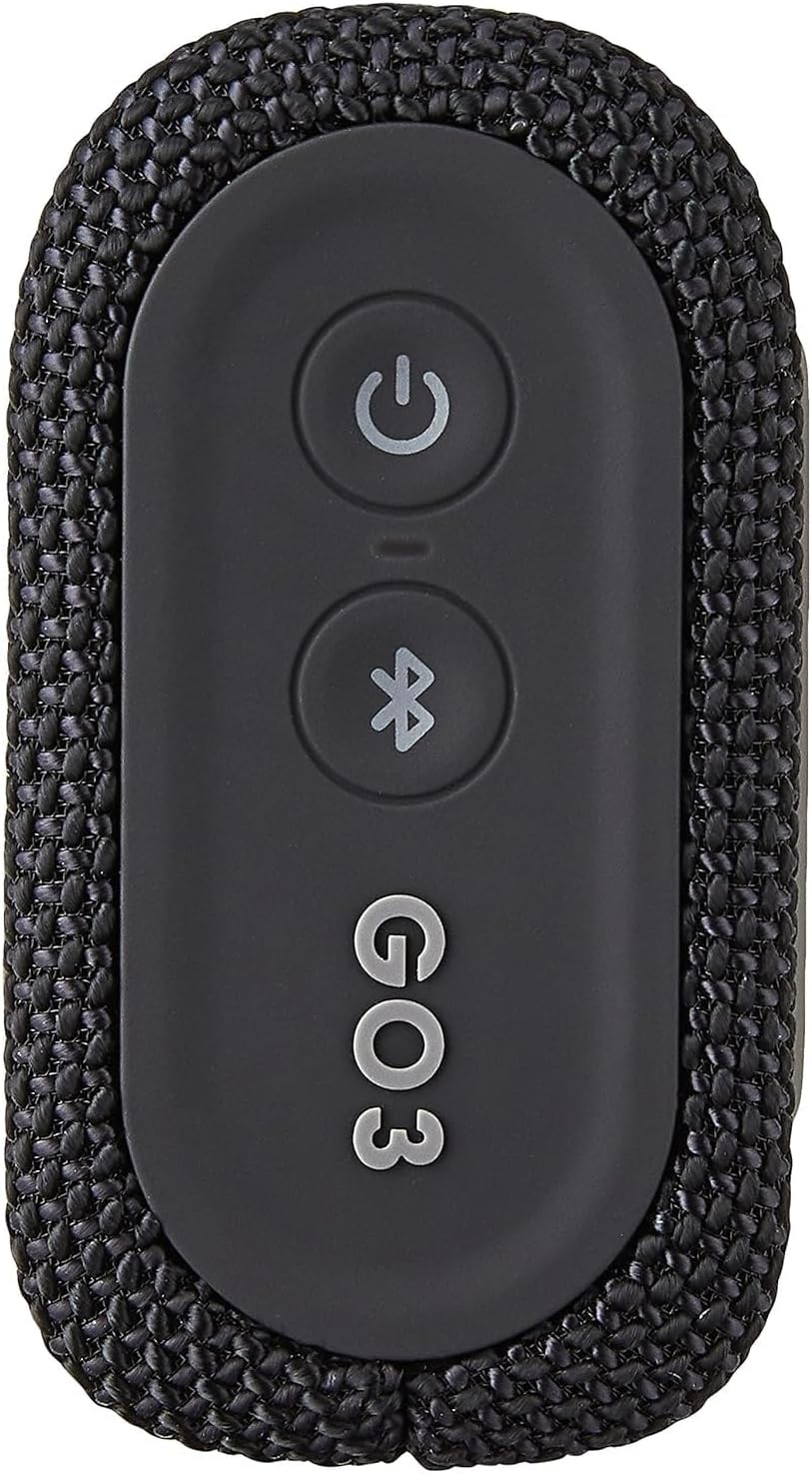 JBL Go 3 Portable Bluetooth Speaker — Black