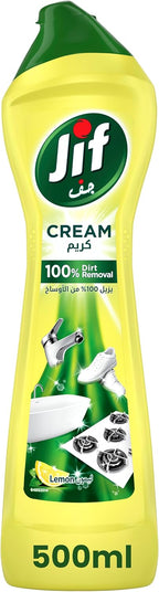 JIF Multipurpose Cream Cleaner, Lemon, 100% Dirt Removal, 500ml — additional product view 3