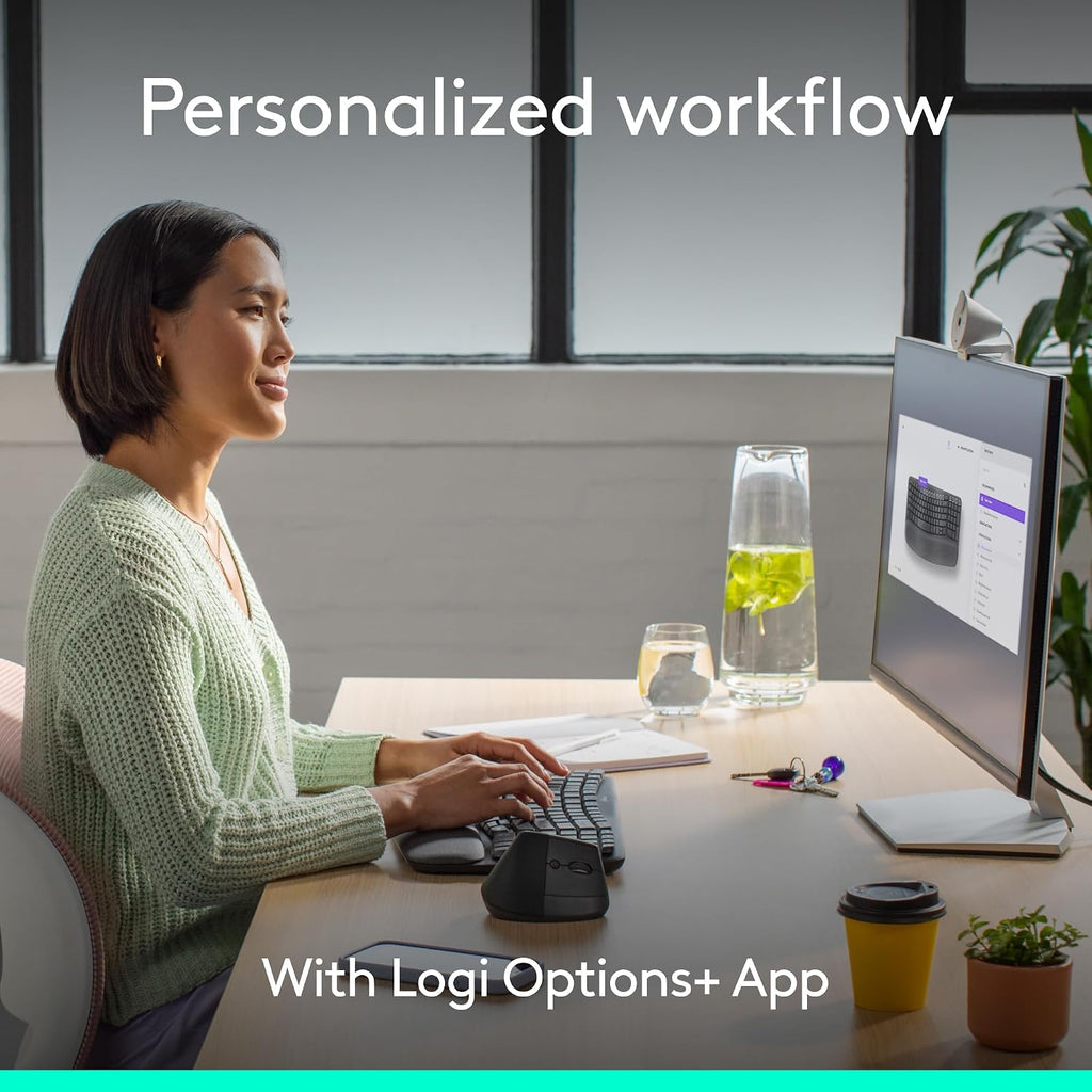 Logitech Wave Keys Keyboard — Graphite