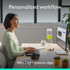 Logitech Wave Keys Keyboard — Graphite