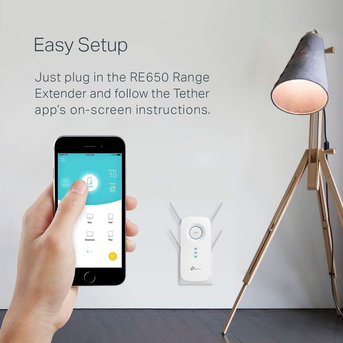 TP-Link RANGE AC2600 RANGE EXTENDER, white, RE650, Wifi Extender