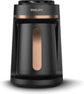 Philips Turkish Coffee Maker, 735W, Up To 4 Cups Capacity — Black and Copper
