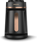 Philips Turkish Coffee Maker, 735W, Up To 4 Cups Capacity — Black and Copper