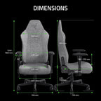 Razer Iskur V2 X Ergonomic Gaming Chair — Light Grey — product image 2