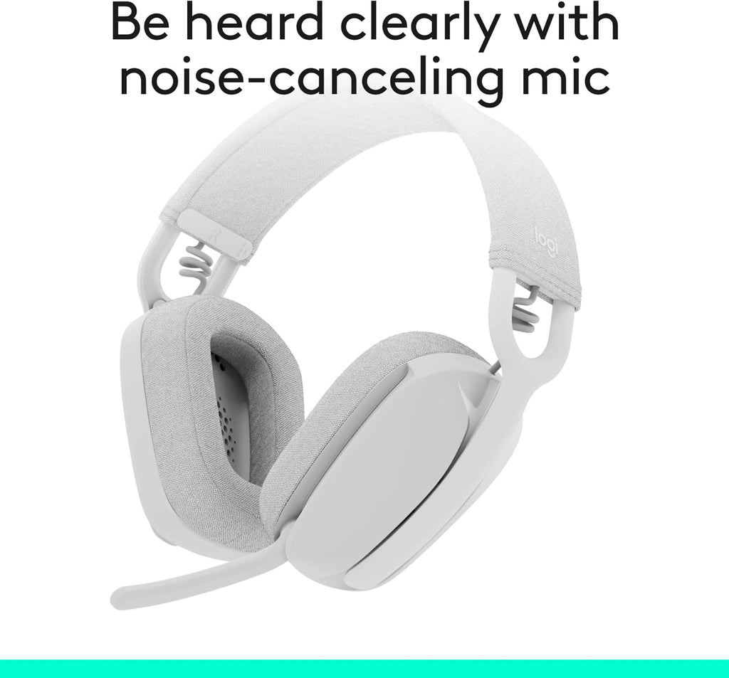 Logitech Zone Vibe 100 Headset — Off White