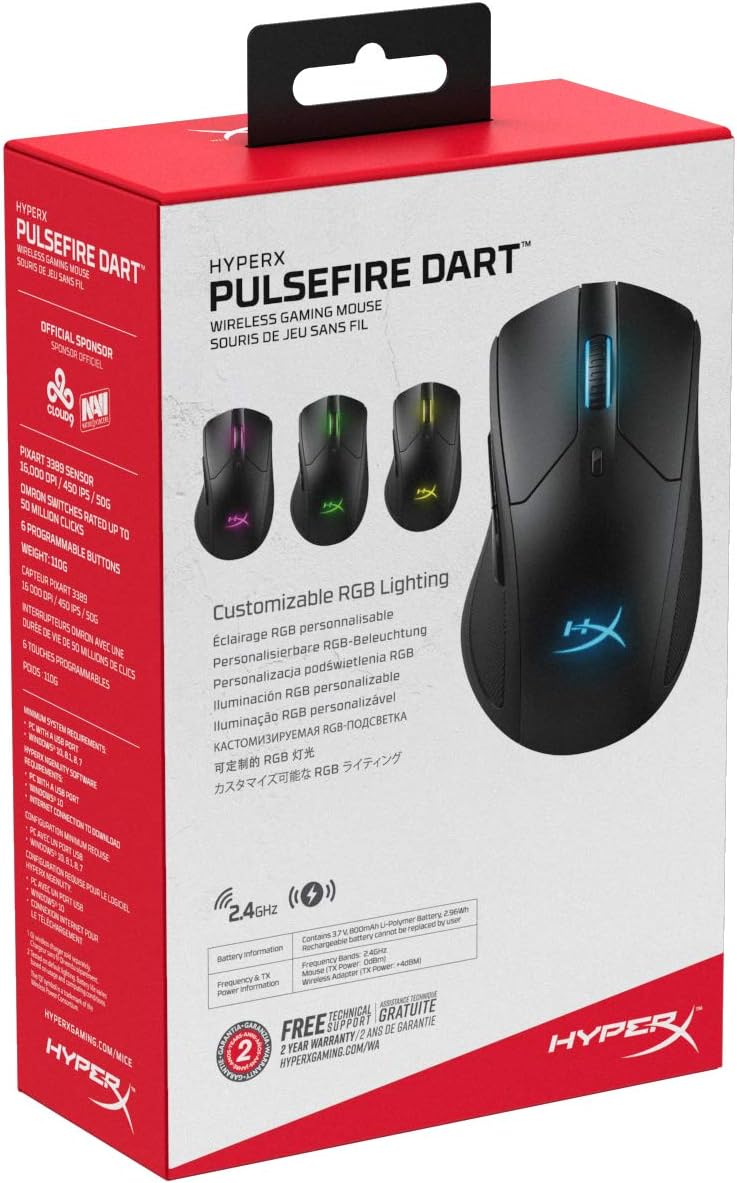 HyperX HX-MC006B Pulsefire Dart — product image 10