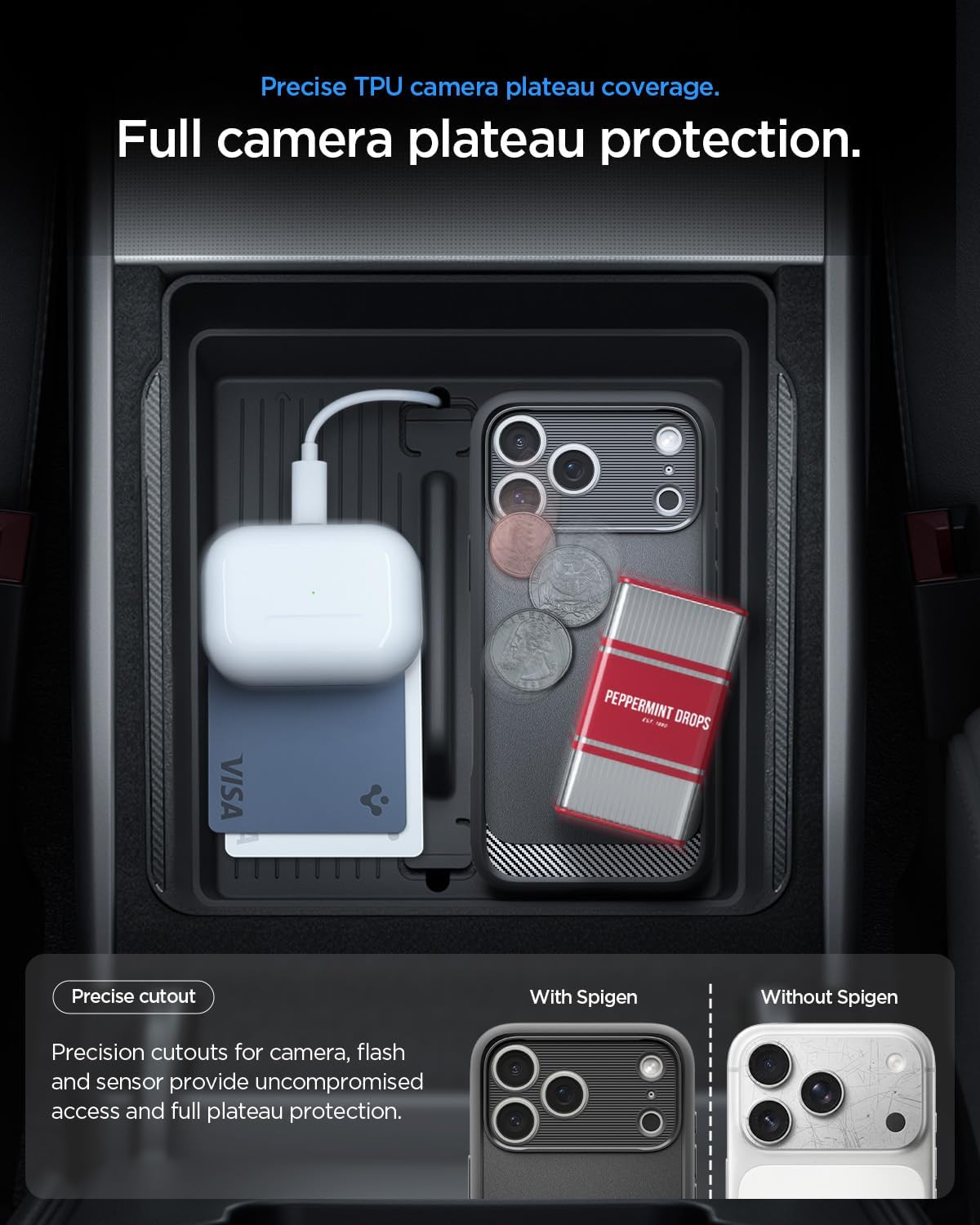 Spigen Rugged Armor MagFit for iPhone 18 Pro Max case / 17 Pro Max - Black — Matte Black — product image 4