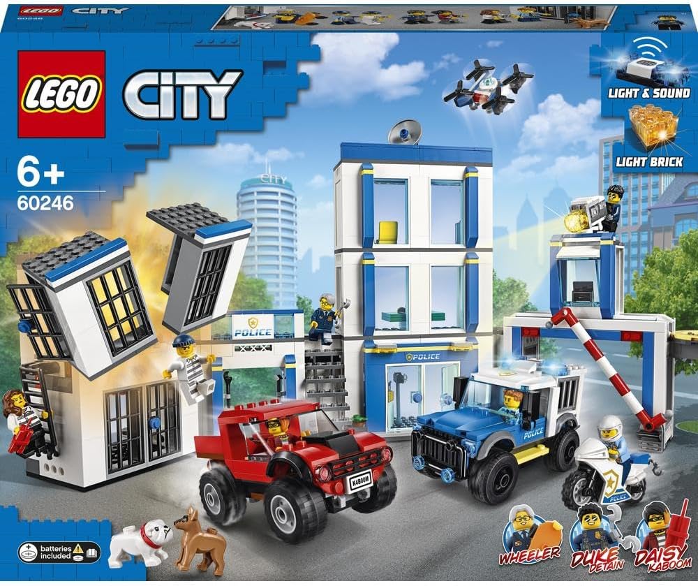LEGO® City Police Station 60246 Building Blocks Police Toys Set