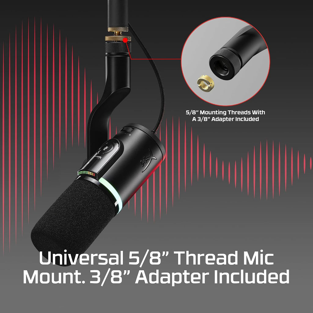 HyperX FlipCast - Streaming XLR/USB Dynamic Microphone — product image 9
