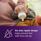Philips Avent Natural Response Baby Bottles SCY903, 260ml, Pack of 4 — Clear